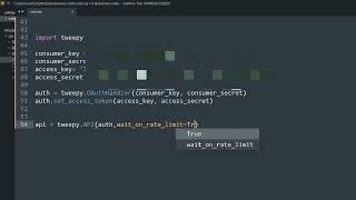 Extract tweets from Twitter using Python
