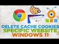 How to Delete Cache and Cookies for a Specific Website in Chrome