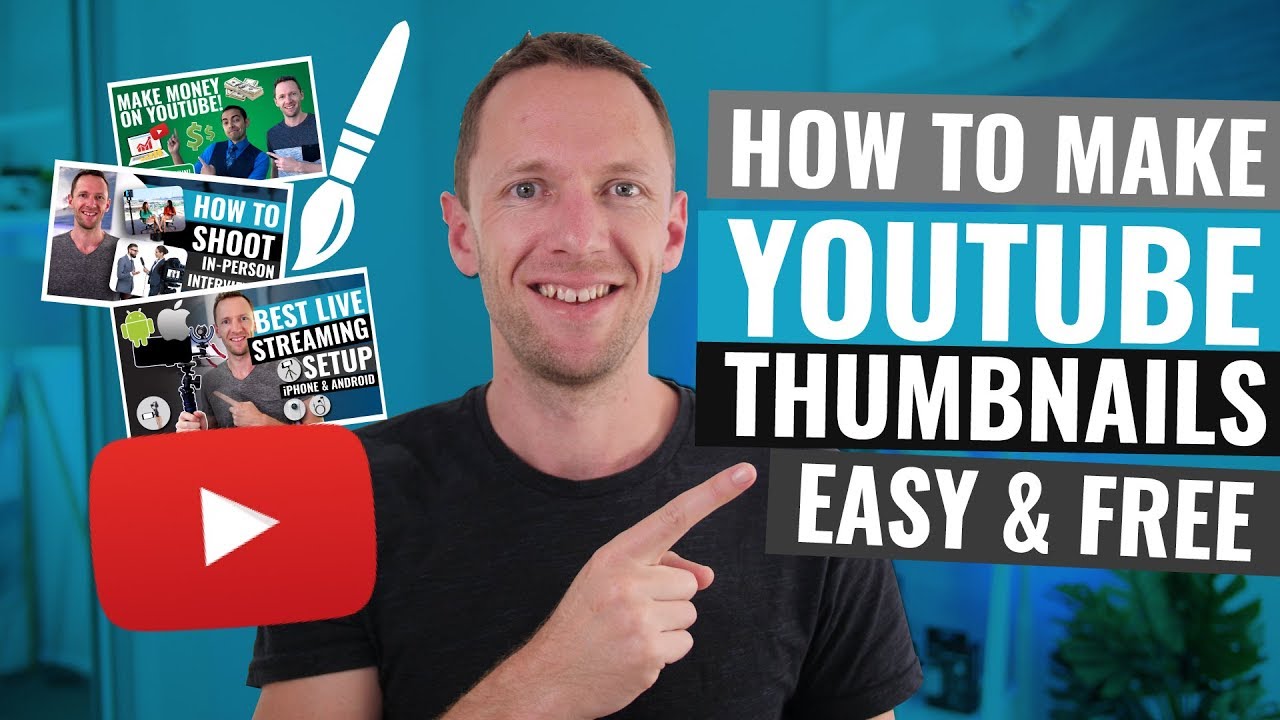 How To Make A Thumbnail For YouTube Videos - Easy & Free! - YouTube