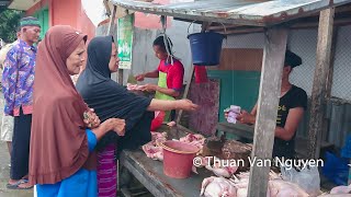 Indonesia || Street market in Medan || North Sumatra