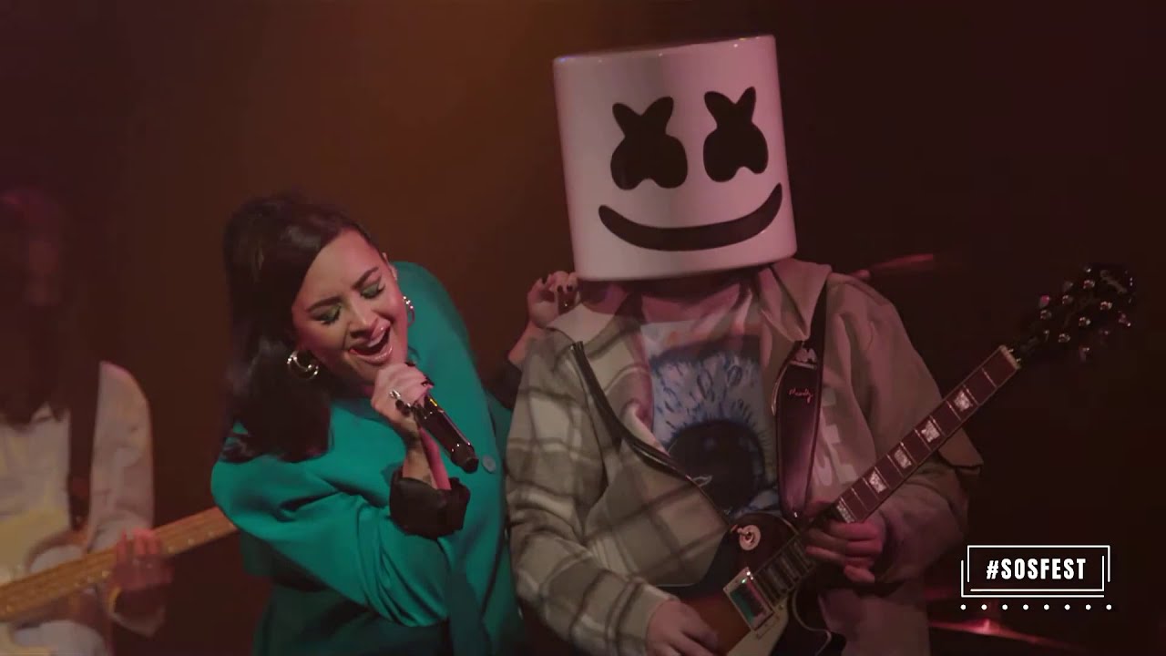 Marshmello + Demi Lovato - OK Not To Be OK | Live From Troubadour (# ...