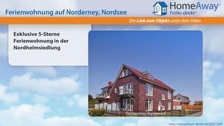 Norderney: Exklusive 5-Sterne Ferienwohnung in der Nordhelmsiedlung - FeWo-direkt.de Video