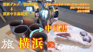 【横浜観光/中目黒】③ 横浜→中目黒を散策 日本に１軒しかないスタバ,日本で最初のナッツ専門店,ドラマロケ地[なかめ公園橋,GroovyNuts,StarbucksReserveRoastery]