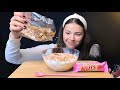 ASMR MUKBANG | CEREAL BOWL & CHOCOLATE CANDY BARS | EATING SOUNDS