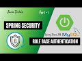 Spring Boot Security | Role Base Authorization | Facebook group Management -Example | JavaTechie