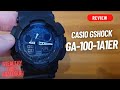 WATCH REVIEW: CASIO G-SHOCK GA-100-1A1 MILITARY STEALTH ALL BLACK QUARTZ WATCH