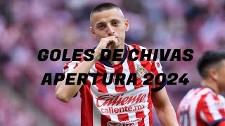 Todos los goles de chivas apertura 2024