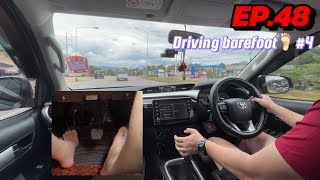 EP.48 | TOYOTA HILUX REVO 2.4 M/T | Driving barefoot🦶🏻#4 - POV Drive [4K 60fps]