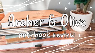 Archer & Olive notebook review + giveaway!