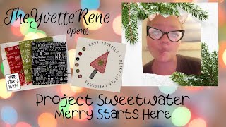 TheYvetteRene Opens the Project Sweetwater Box featuring 🎄 🎅🏻 Merry Starts Here 🤶🏻 🎄