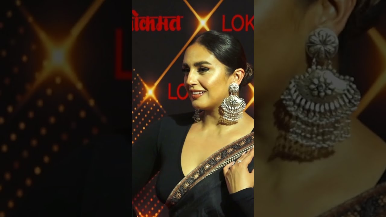 Huma Qureshi B Town Celebs At Lokmat Awards 2022 - YouTube