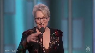 Meryl Streep critica a Donald Trump