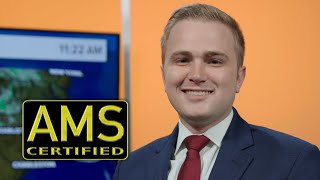 Alex Forbes earns AMS Certified Broadcast Meteorologist seal