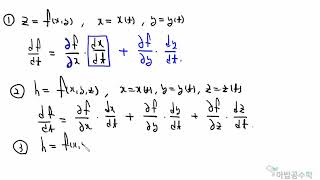 미적분학   연쇄법칙
