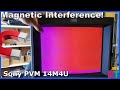 Magnetic Interference: CRT Troubleshoot & Fix! - Sony PVM 14M4U