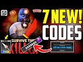 ⚠️OCTOBER!🔪CODES⚠️SURVIVE THE KILLER ROBLOX CODES 2024 - SURVIVE THE KILLER CODES