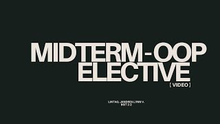 MIDTERM | Java OOP Explanation