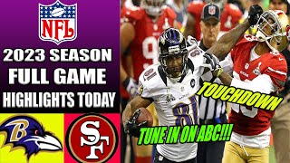 Ravens vs 49ers [GAME HIGHLIGHTS TODAY] WEEK 16 | NFL HighLights TODAY 2023