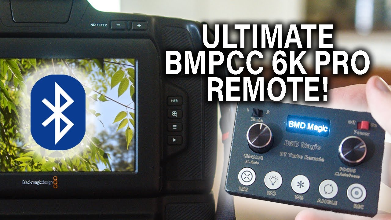 Blackmagic Cinema Camera Bluetooth Remotes! Pairing Instructions (4K/6K ...