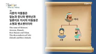 [2022년 하루 20분 공동체성경읽기] 5/20 역대상 4장-5장