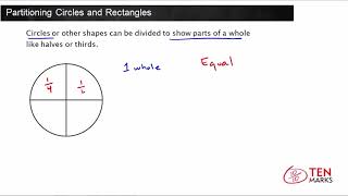 Partitioning Circles and Rectangles: 2.G.3