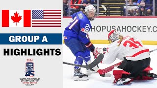 Canada vs. USA Full Highlights | Group A | 2024 Women's World Hockey Championship (4/8/2024)