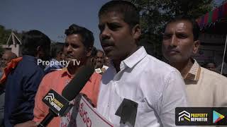 Rakesh SRO Medchal | Realtors Dharna at Indira Park Property Tv