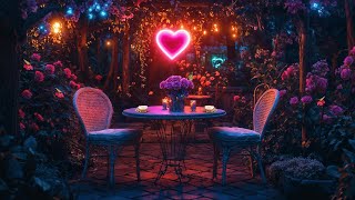 Romantic Pink Valentine's Day💕 Coffee Shop Ambiencr | Smooth Jazz \u0026 Bossa Nova for Cafe, Relax, Love