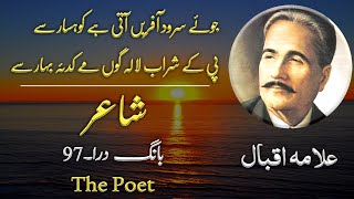 Allama iqbal || شاعر || The Poet || Bang e Dara:97 || Naveed Choudhary voice