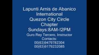 Lapunti Arnis de Abanico International-12 Basic Lapunti Strikes.wmv