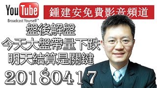 20180417 鍾建安盤後解盤及網友提問QandA