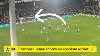 Everton vs tottenham Spurs | 90+1' Michael Keane scores an absolute rocket! 🚀