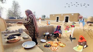 Desert Woman Daily Routine Life | Village life Pakistan | Cooking Village Food | Ancient Old Culture