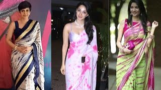 Latest New Tie and Dye Saree Designs Collections 2023 ||Unique Tie and Dye Saree Designs #saree