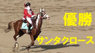 障害馬術「サンタクロース」2022水口Xmasホースショー　70cm　優勝