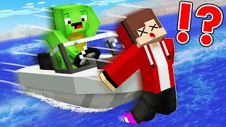 How JJ Was HIT by a SUPER SHIP ? Mikey and JJ HOSPITAL ! - Minecraft (Maizen)