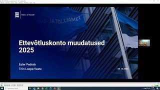 Ettevõtluskonto muudatused