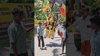 கிரேன் வாகனத்தில் வந்த பிள்ளையார் | Melpuram Union Vinayagar Chaturthi Orvalam 2024