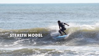 58歳でも浮力があるから長く波に乗れるショートボード!(^^)!【BRIDGESURFBOARD STEALTH MODEL5.9\