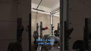 255lb x 4 bench press (set 4)