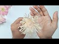 diy gerbera flowers from satin ribbon beautiful flowers 4k satin crafts cyzecosrf 20