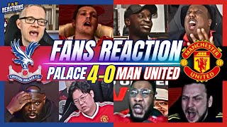MAN UNITED FANS FUMING REACTION TO CRYSTAL PALACE 4-0 MAN UNITED | PREMIER LEAGUE