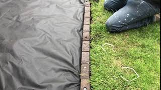 Installing Recycled Rubber Edging