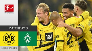 Brandt Shoots BVB To Top Of League! | Borussia Dortmund - SV Werder Bremen | MD8 – Bundesliga 23/24