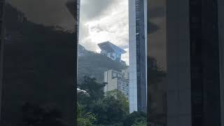 香港：從中半山看 太平山頂 凌霄閣 The Peak-view from mid levels central Hong Kong 2020.12.20