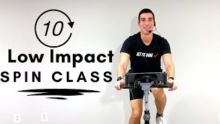10 Minute Low Impact Spin Class - Easy Spin | Get Fit Done