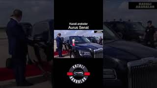 RUSYA DEVLET BAŞKANI VLADİMİR PUTİN'İN MAKAM ARABASI- LİMUZİN AURUS SENAT #shorts