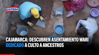 🔴🔵Cajamarca: Descubren asentamiento Wari, dedicado a culto a ancestros