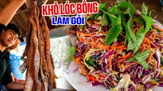 Khô - Lóc Bong - Cá Dầy Làm Gỏi Xoài Lai Rai Rượu Ong “ Mùa Mật Ong 2024 - P1 “