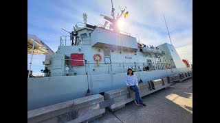 Kingston-class HMCS Edmonton and Orca-class Renard